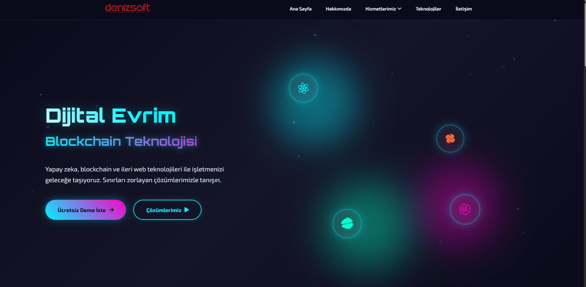 Denizsoft web sitesi ekran görüntüsü